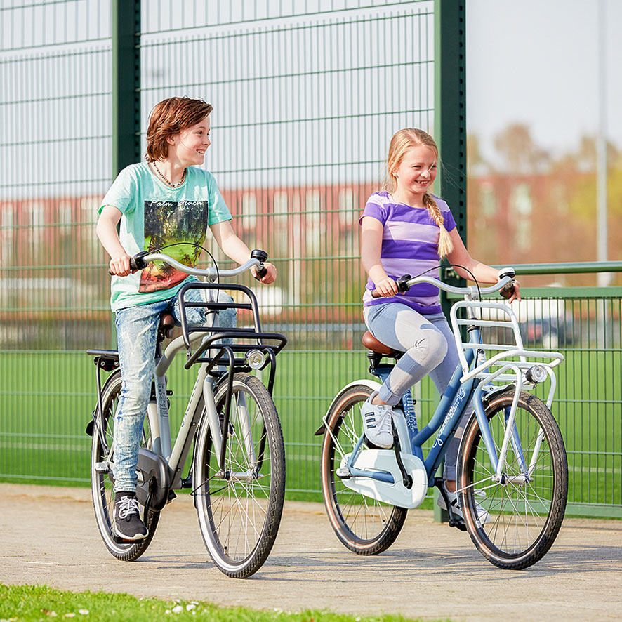 Unsere Fahrräder für Kids sind wartungsarm, haben eine Dreigangschaltung und ein ART-zertifiziertes Schloss.