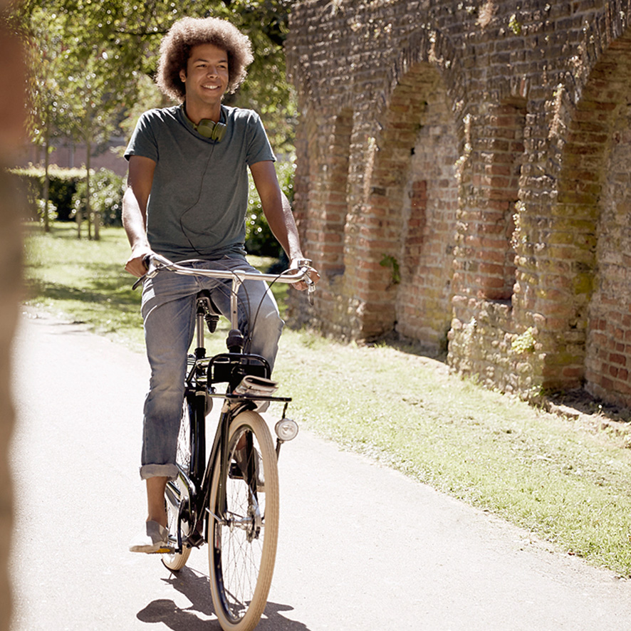 Damit Radfahren Spaß macht, ist es wichtig, dass Sie bequem auf Ihrem Rad sitzen.