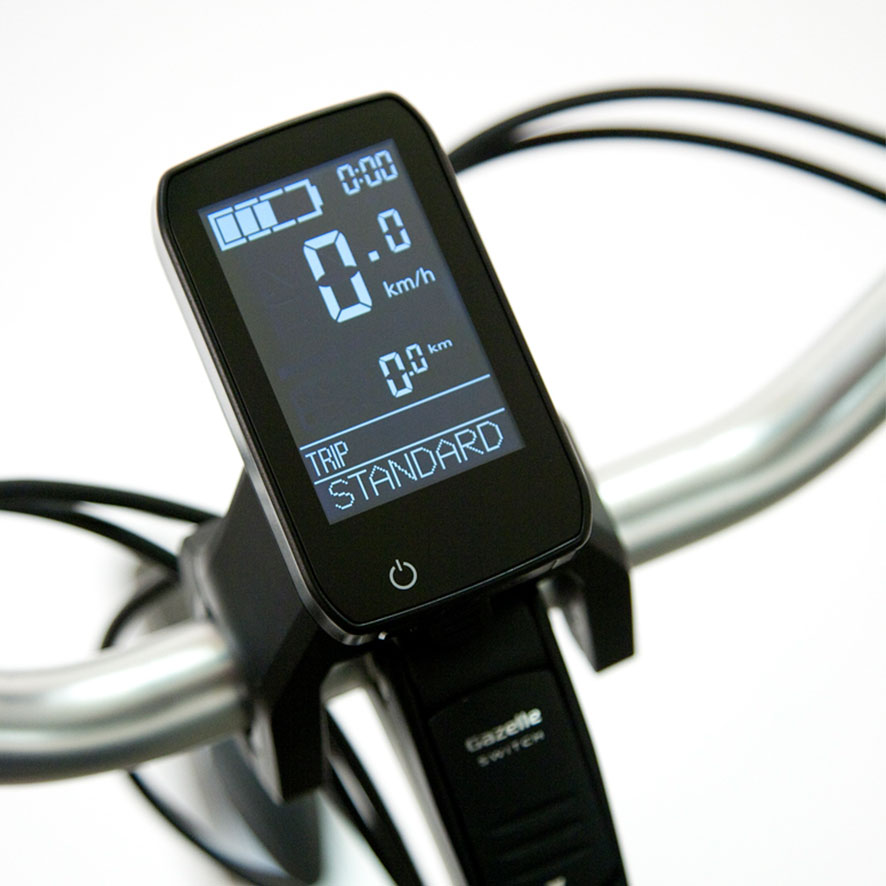 Bei einem Panasonic Vorderradmotor haben Sie je nach Fahrradmodell ein Seiten- oder Mitteldisplay.