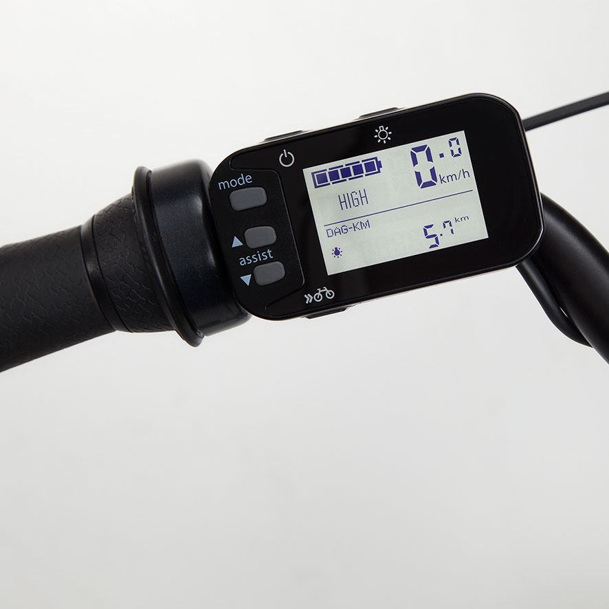Bei einem Panasonic Vorderradmotor haben Sie je nach Fahrradmodell ein Seiten- oder Mitteldisplay.